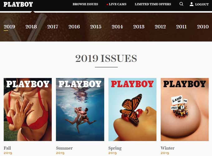 Playboy Magazine’s First Digital Publication